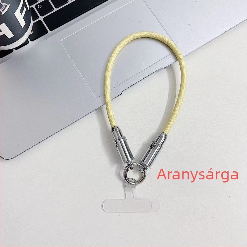 Karkötővel ellátott adatkábel Apple és Android készülékekhez, fém csattal, hordozható kialakítás, gyors töltés