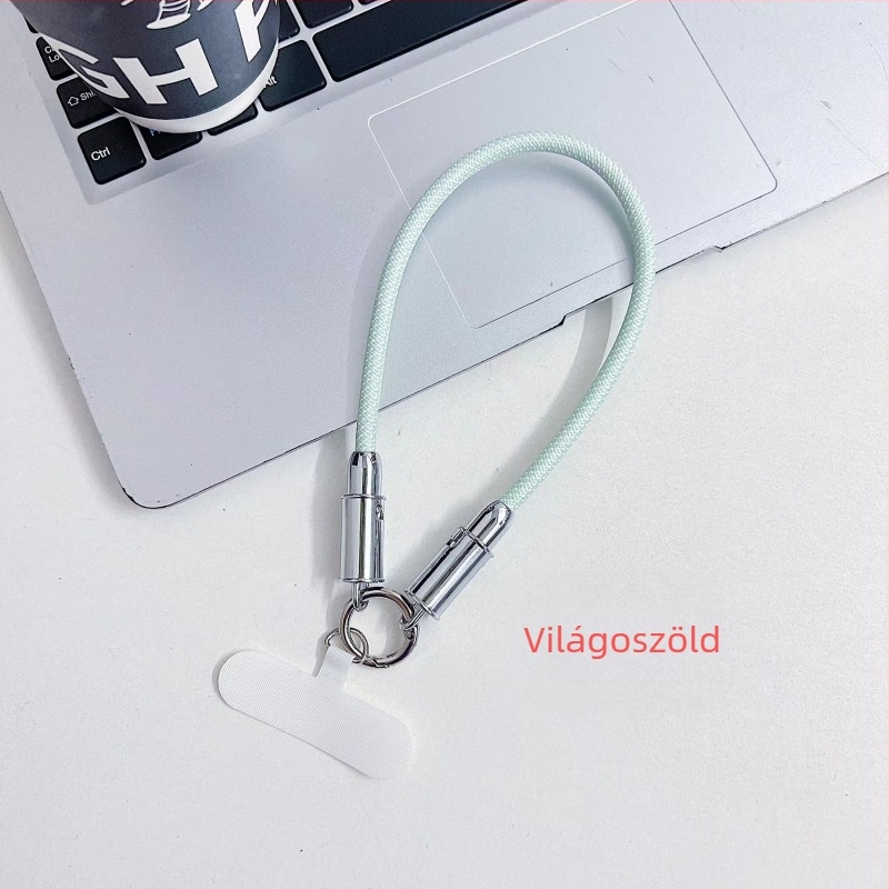 Karkötővel ellátott adatkábel Apple és Android készülékekhez, fém csattal, hordozható kialakítás, gyors töltés