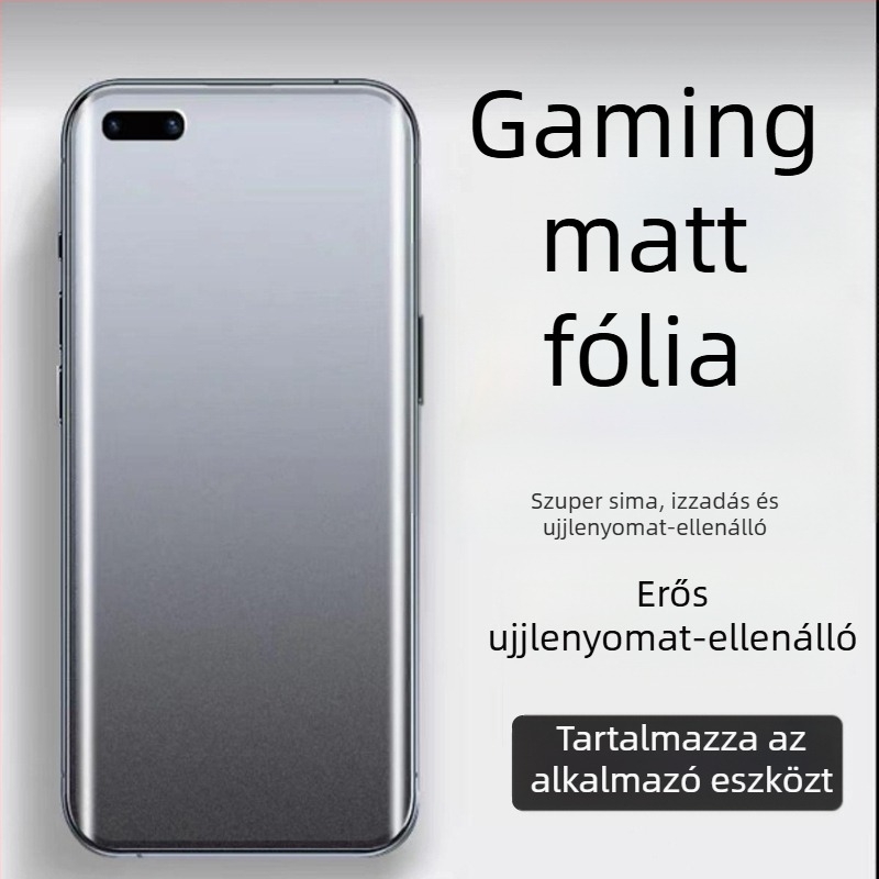 OnePlus Ace3 Pro Elülső kijelzővédő fólia - Hidrogel/puha film, anti-ujjlenyomat, kompatibilis OnePlus