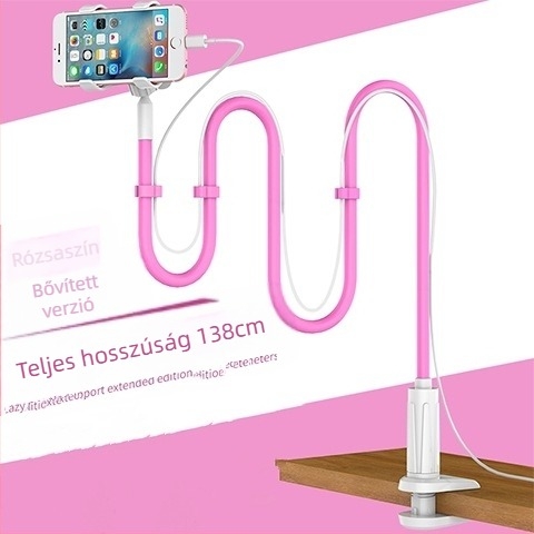 Telefonállvány spirális dizájnnal – asztali és éjjeliszekrénnyel illeszkedő, kihúzható tartó, műanyag, általános modell