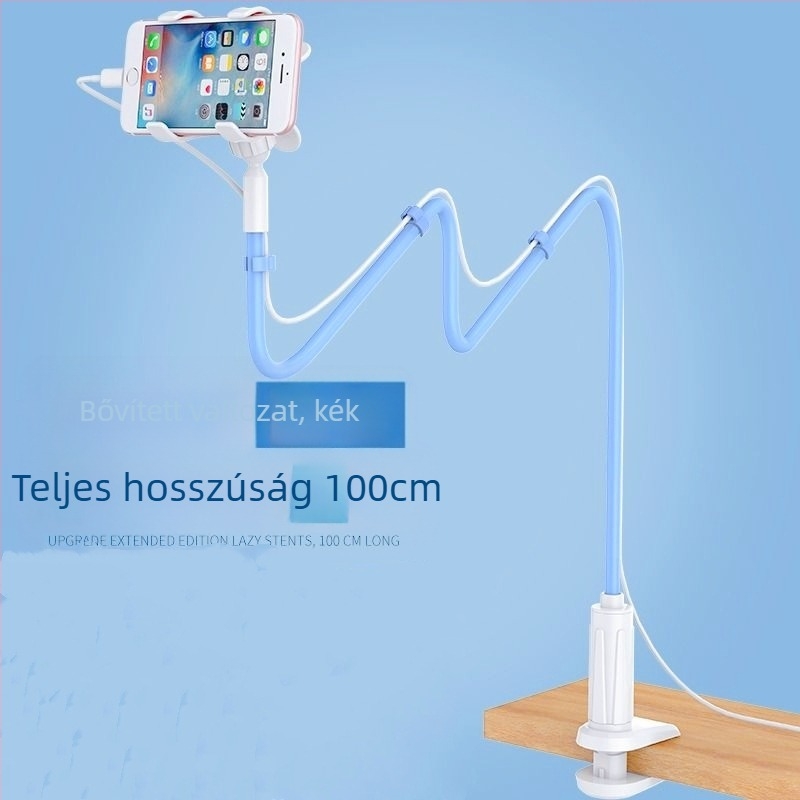 Telefonállvány spirális dizájnnal – asztali és éjjeliszekrénnyel illeszkedő, kihúzható tartó, műanyag, általános modell
