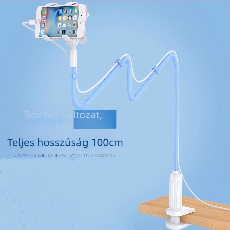 Telefonállvány spirális dizájnnal – asztali és éjjeliszekrénnyel illeszkedő, kihúzható tartó, műanyag, általános modell