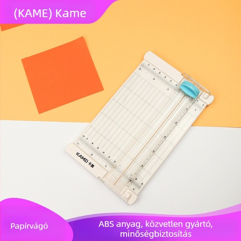 Kami KM-5620 Multifunkcionális hordozható kézi papírvágó, ABS, irodai és iskolai használatra