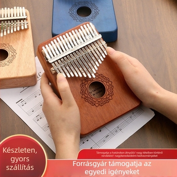 Jiada Kalimba, ujjzongora, 17 hang, 11×18×3.3 cm