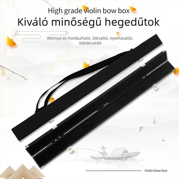 Bőr hegedűíj doboz LN194, állítható él, hordozható vállpánttal