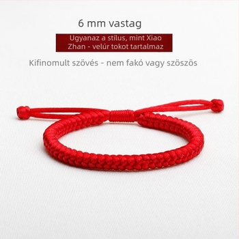 Kordból készült karkötő gyémántcsomóval, uniszex, kézzel készített, modell kb789