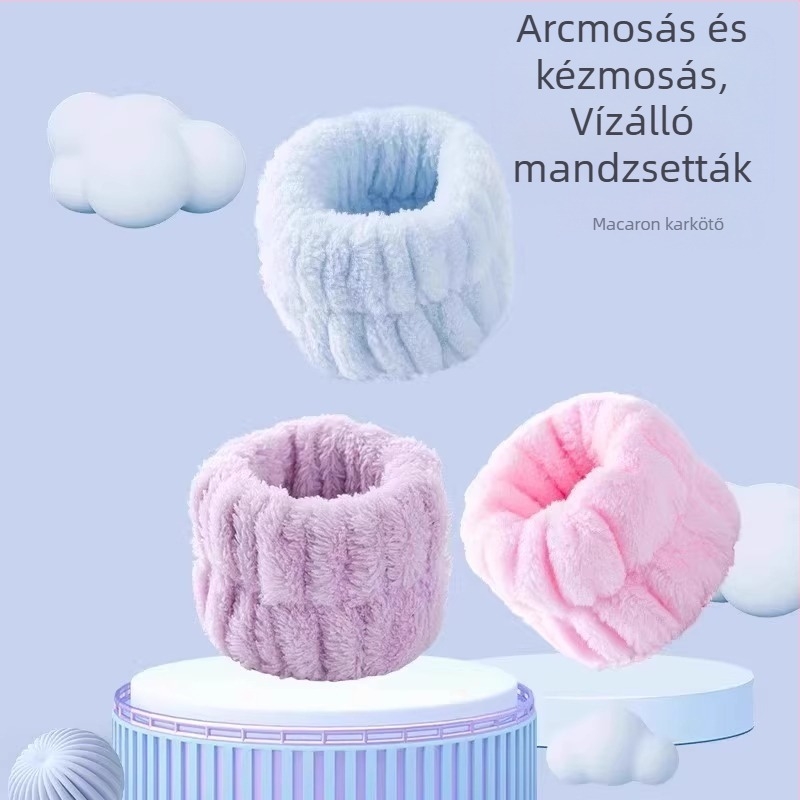Arcmosáshoz használt csuklópánt, vízálló, izzadságszívó, magas rugalmasságú, Friendly márka