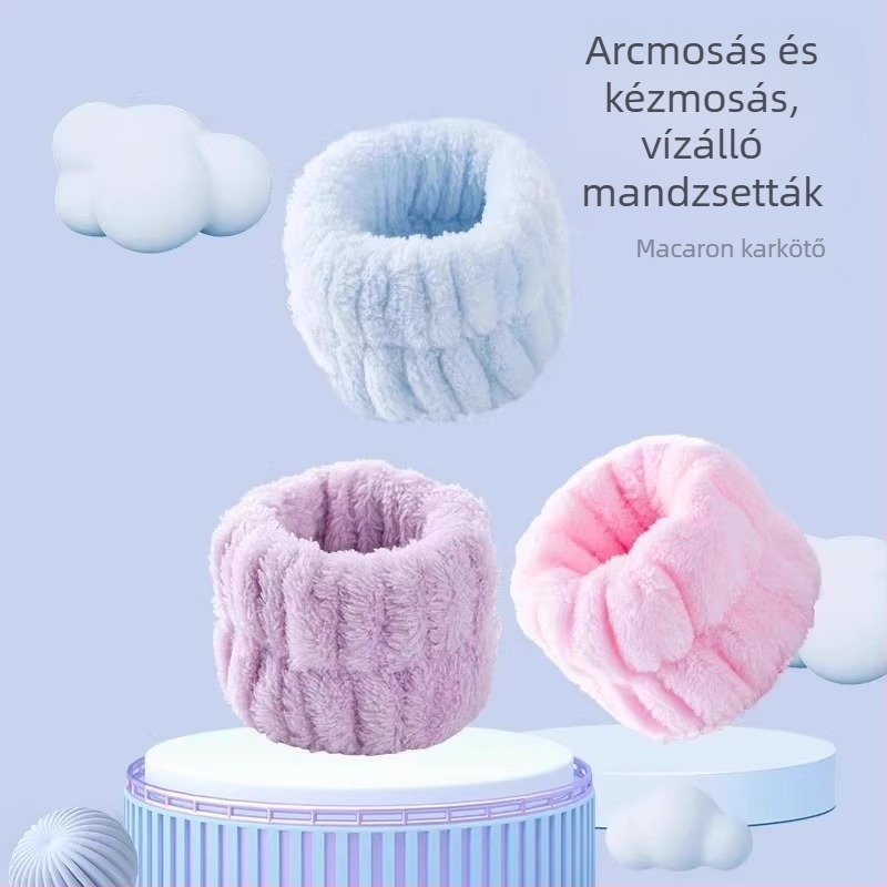 Arcmosáshoz használt csuklópánt, vízálló, izzadságszívó, magas rugalmasságú, Friendly márka