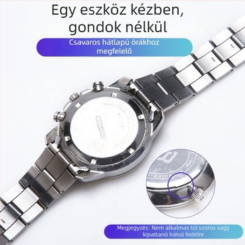 Óra hátlap nyitó és javító készlet az akkumulátor cseréjére – leszerelési eszköz, Syntek, 1/3-as készlet