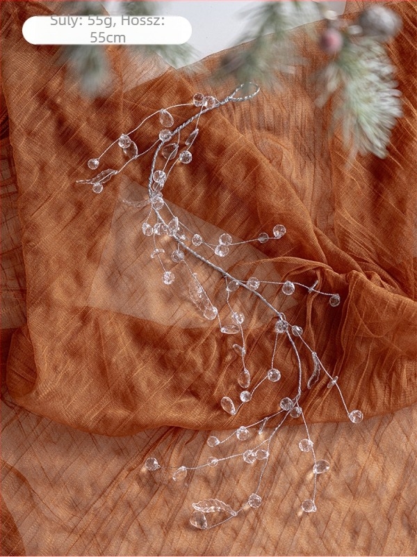 Akril karácsonyfa függő dekor — Anyag: Akril; Stílusok: koreai, klasszikus, modern minimalist, modern művészet, könnyű lux; Karácsonyra alkalmas; IP licenc nélkül