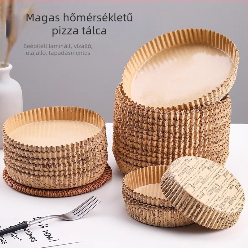 Sütőpapír laminált bevonattal és olajálló alappal – nyersfa cellulózból, pizzához, süteményhez és kenyérhez, Giant Cat márka