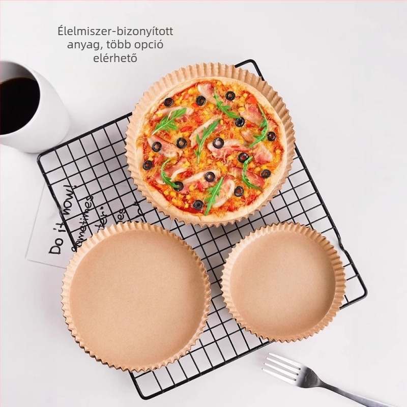 Sütőpapír laminált bevonattal és olajálló alappal – nyersfa cellulózból, pizzához, süteményhez és kenyérhez, Giant Cat márka