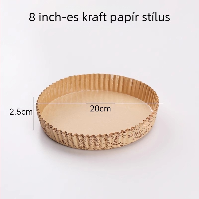 Sütőpapír laminált bevonattal és olajálló alappal – nyersfa cellulózból, pizzához, süteményhez és kenyérhez, Giant Cat márka