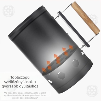 Biya szén gyújtó hordó – modern minimalista stílus; Márka: Biya; Kategória: gyújtó hordó