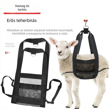 Állatok súlyozó hálóöv – Függő mérőöv, poliészter/nylon-poliészter keverék, kifejezetten kisméretű állatokhoz és szarvasmarhákhoz