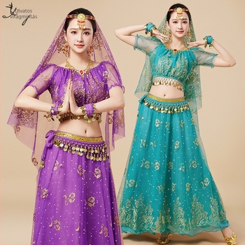 Huayu Belly Dance jelmez készlet nőknek — 120D chiffon + virágos géz, fő anyag: nylon, nyár 2024 megjelenés