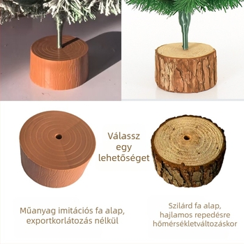 Mini flockolt karácsonyfa díszek asztali használatra, nordic stílusban, PVC anyag, Hao guan márka, kategória: karácsonyfa, IP engedély: Nincs