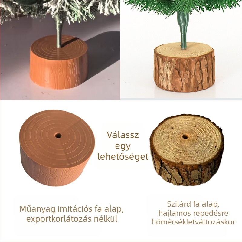 Mini flockolt karácsonyfa díszek asztali használatra, nordic stílusban, PVC anyag, Hao guan márka, kategória: karácsonyfa, IP engedély: Nincs
