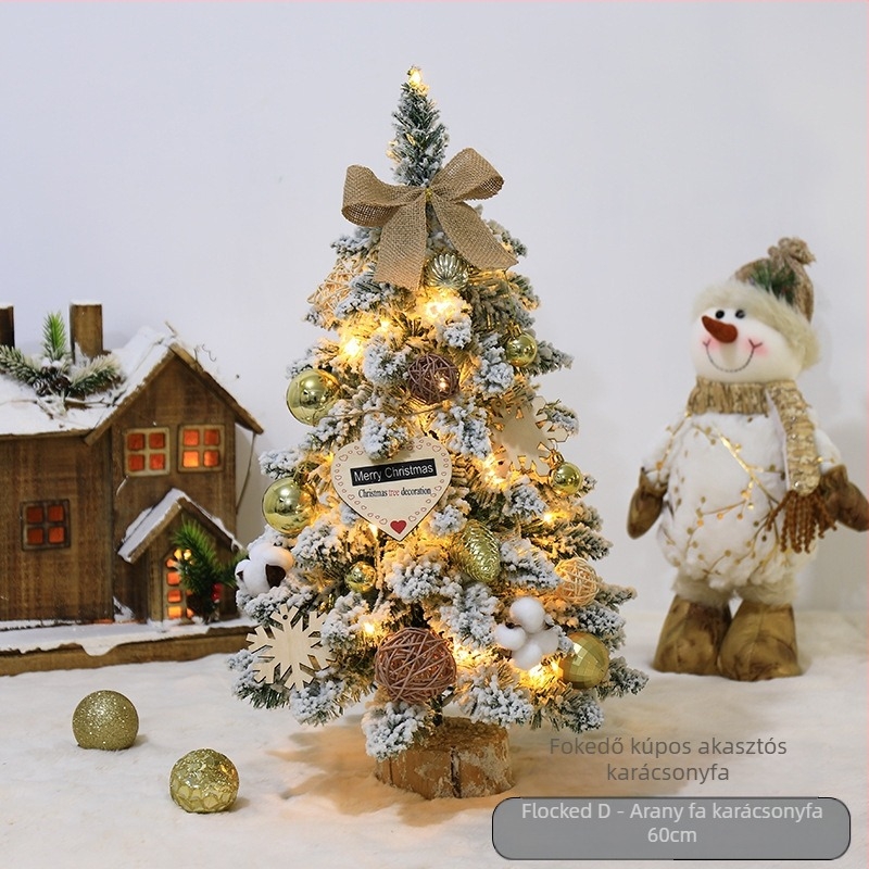 Mini flockolt karácsonyfa díszek asztali használatra, nordic stílusban, PVC anyag, Hao guan márka, kategória: karácsonyfa, IP engedély: Nincs