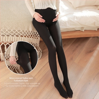 Kismama harisnya állítható pocak-támogatással, anti-akadályozó, közepes vastagságú, 70–80% poliészter, Koreai stílus