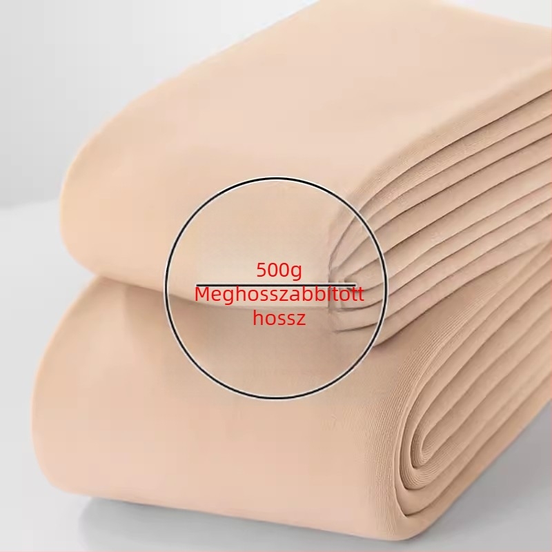 500 g kilencpontos harisnyanadrág, magas derekú, nylon, hatás a szabad lábra, fleece-belső és vastag