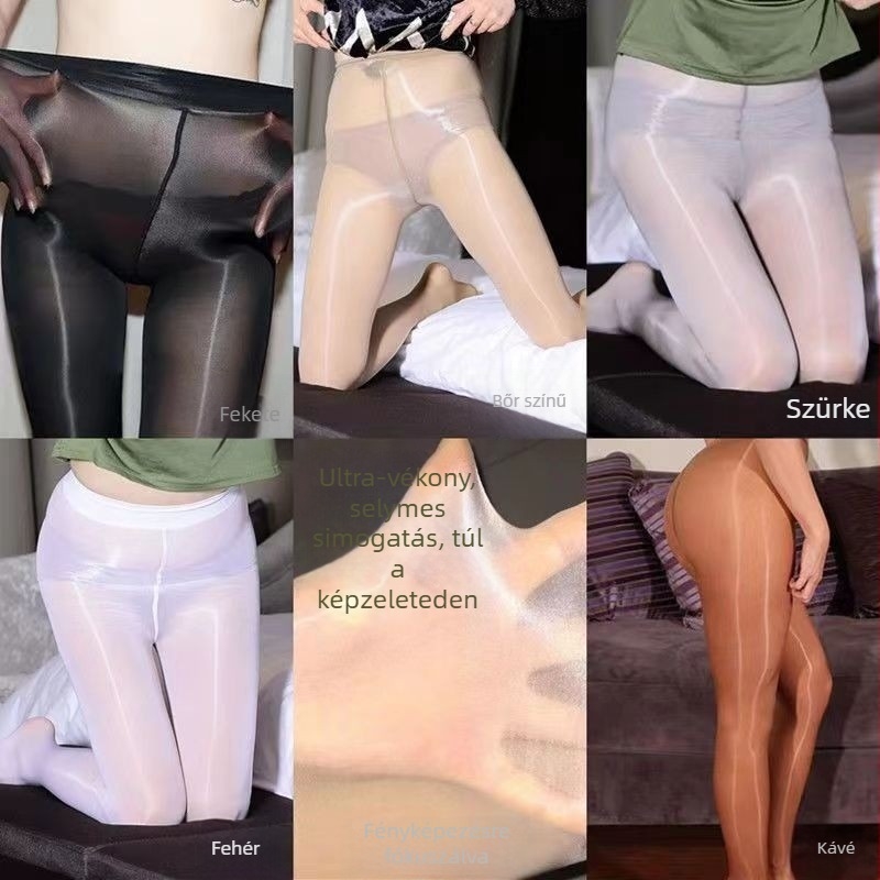Harisnya ultra vékony 5D nylon-poliészter, egyszínű mintázat