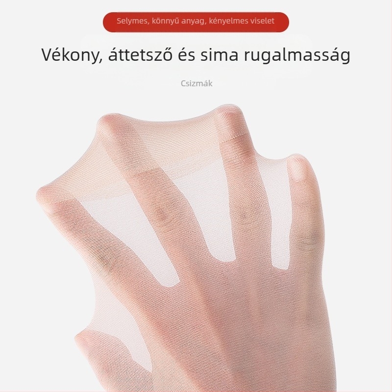 Langsha Női ultra vékony nylon harisnya – láthatatlan, egyszínű mintázat, középtáv hosszú cső, Mercerizált felület, 80–90% nylon, nyárra