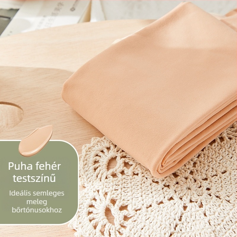 185 cm magas, bőrszínű árnyalatú, hatású lábak, fleece-betétes, vastag harisnyanadrág nőknek, ősz-télre