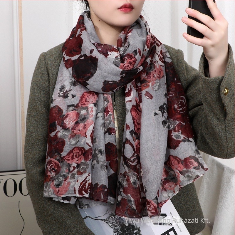 Bali yarn sál, bőrbarát, sima kötésű, meleg téli kiegészítő