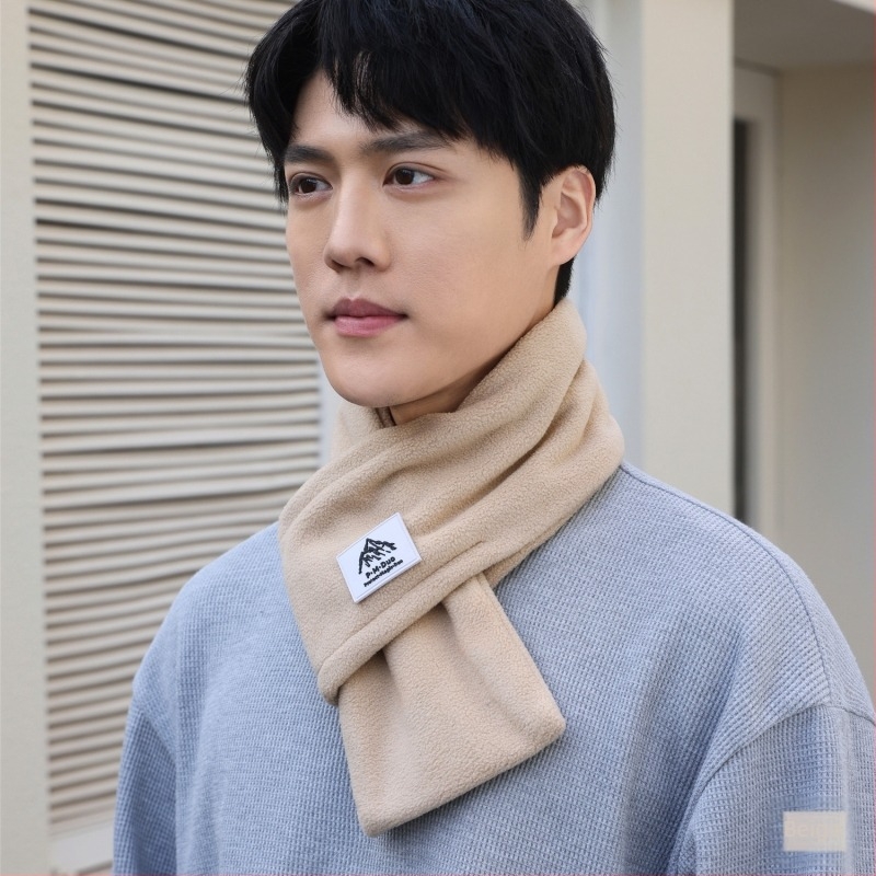 P·M·Duo férfi polár sál, nyakmelegítő, tél, poliészter, polár anyag, kötött