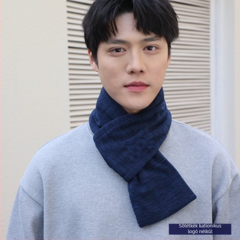 P·M·Duo férfi polár sál, nyakmelegítő, tél, poliészter, polár anyag, kötött