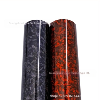 Karosszériára szóló matrica Forged Flower Carbon mintával, ragasztós vinil decal autóhoz és motorkerékpárhoz