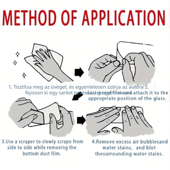 Autó B-pillér dekoratív matrica, hexagonális sorozat, ragasztóval történő felhasználás