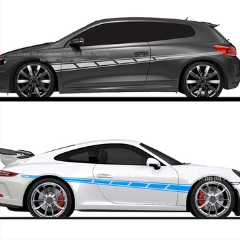 Garland mintájú karosszéria matrica, anyag: matrica, erős ragasztó, rögzítés ragasztással