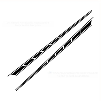 Garland mintájú karosszéria matrica, anyag: matrica, erős ragasztó, rögzítés ragasztással