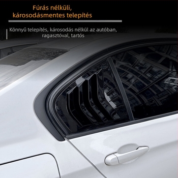 Karosszéria matrica BMW 3 Series E90/F30/G20, AMP-Z ABS anyag, karbon szövés mintázat, ragasztóval történő felhelyezés