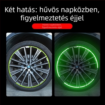 Kerékagy matrica – autómodell minta, ragasztóval történő felhelyezés, testre szabható, anyag: matricák