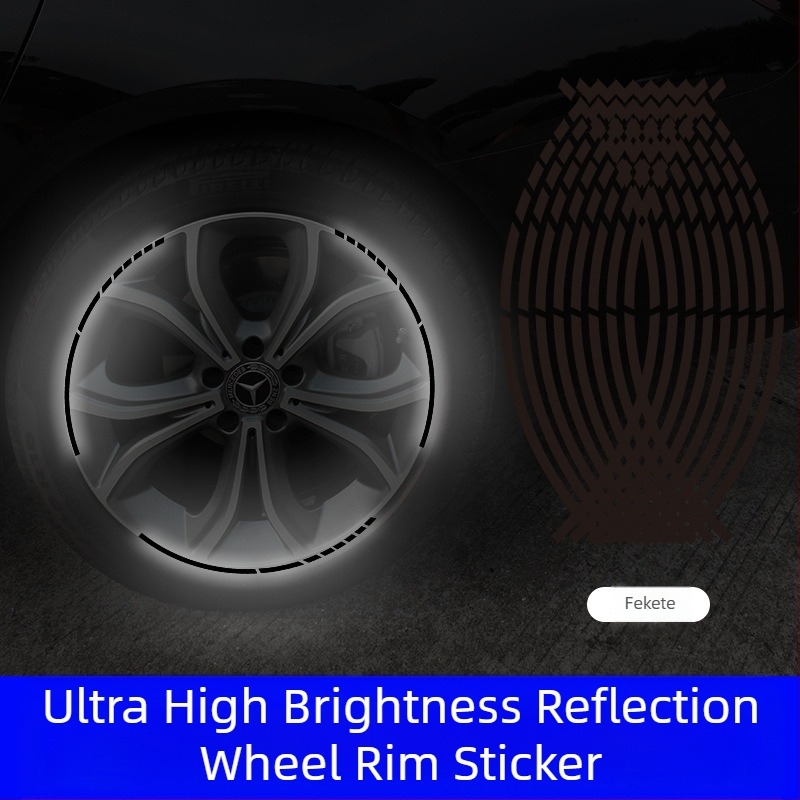 Kerékagy matrica – autómodell minta, ragasztóval történő felhelyezés, testre szabható, anyag: matricák