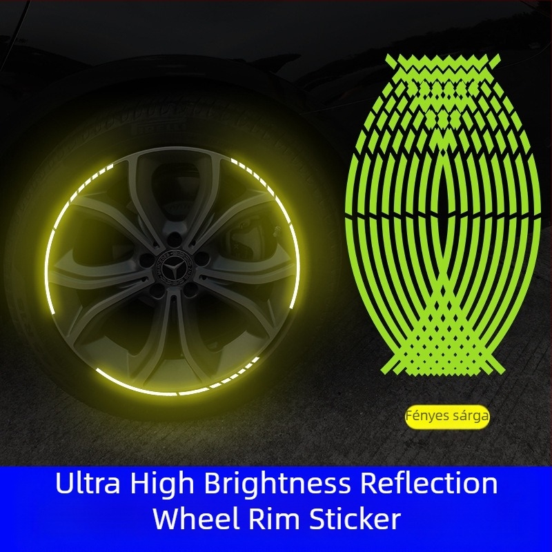 Kerékagy matrica – autómodell minta, ragasztóval történő felhelyezés, testre szabható, anyag: matricák