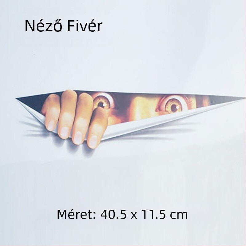 Autó karosszéria matrica, 3D anyag, rajzfilm minta, erős tapadás, autókhoz