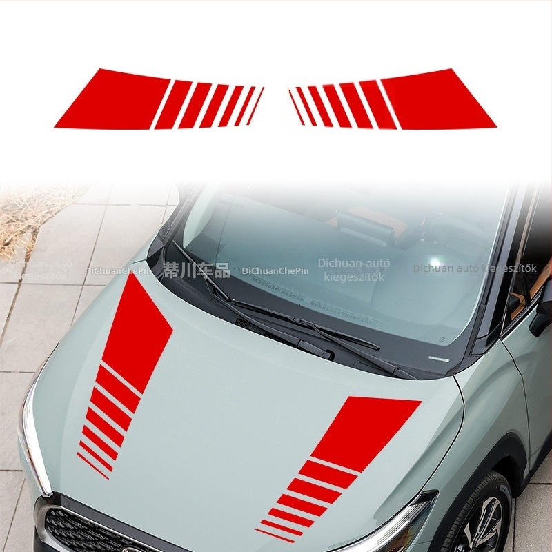 Kasusi Ford F-150 motorháztető matrica – Geometriai minta, Öntapadós kivitel, Dekor a karosszériára