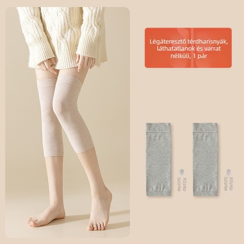 Női nylon harisnya térdig érő, vékony, 15D, csúszásmentes szilikon, anti-szakadás