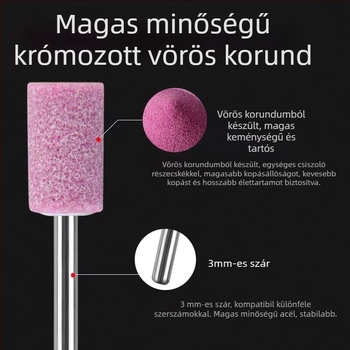 Csiszolófej WELIBA – korund, modell: Grinding head, csiszoláshoz és polírozáshoz öntőforma acélból, rézből és alumíniumból