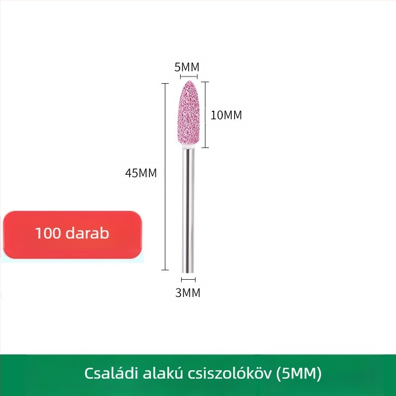 Csiszolófej WELIBA – korund, modell: Grinding head, csiszoláshoz és polírozáshoz öntőforma acélból, rézből és alumíniumból