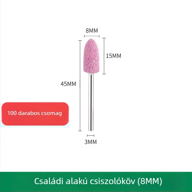 Csiszolófej WELIBA – korund, modell: Grinding head, csiszoláshoz és polírozáshoz öntőforma acélból, rézből és alumíniumból