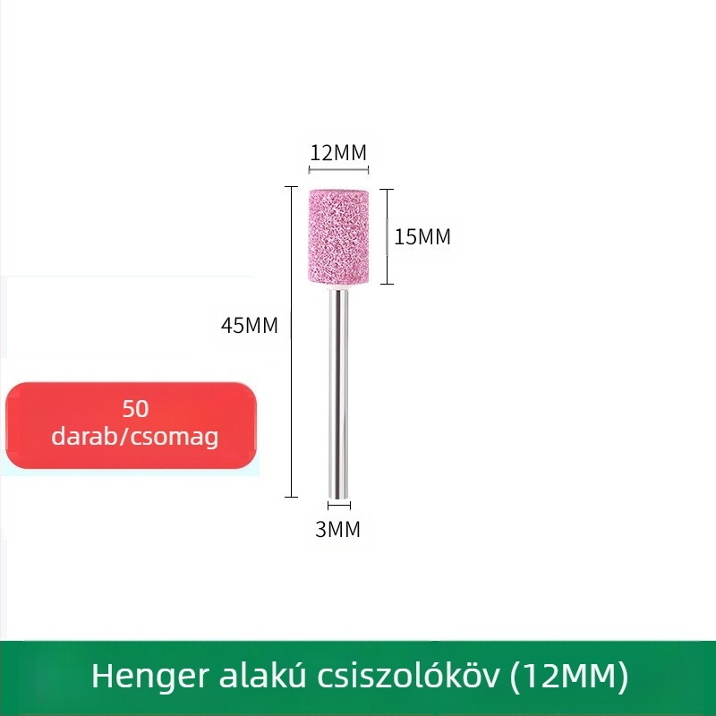 Csiszolófej WELIBA – korund, modell: Grinding head, csiszoláshoz és polírozáshoz öntőforma acélból, rézből és alumíniumból