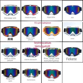 DXGS X600 szemüvegek – PC keret, 0° fok, sportos, szélálló, teljes keret, uniszex, kerékpár- és síhez