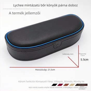 Autó kartámasz tároló doboz – bőr, Geshuo márka, univerzális illeszkedés általános modellekhez, eredet Guangzhou, termékkód CK19.