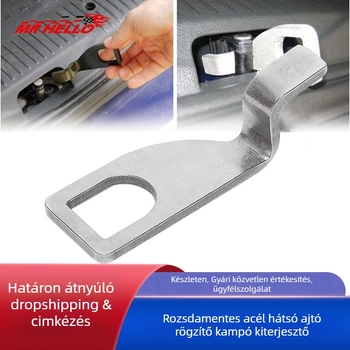 Rozsdamentes acél hátsó ajtó konzol kiegészítő kampó VW T4/T5/T6, Modell 1