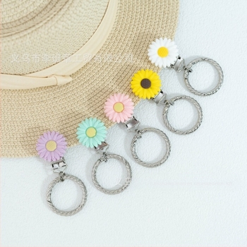 Fém poggyász- és napszemüveg-kiegészítők elektroplatázott krizantém mintával, eredeti Li ban zhang dizájn, 2024 ősz